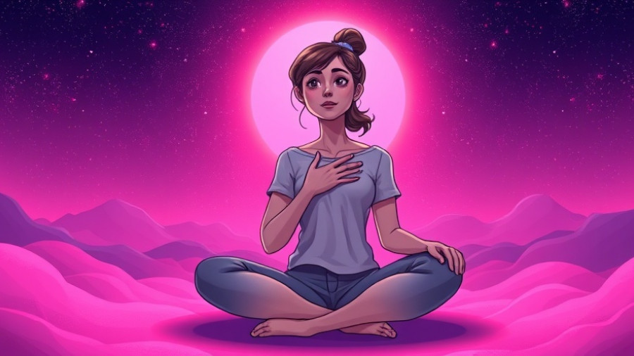 Woman introspecting, finding strength in a new identity.