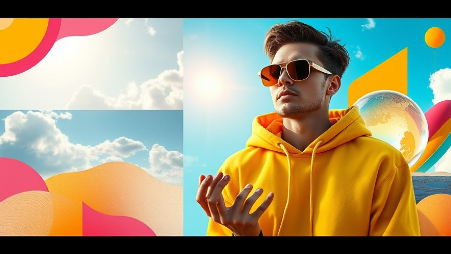 Adobe MAX 2025 features showcase with vibrant digital art and creativity tools.