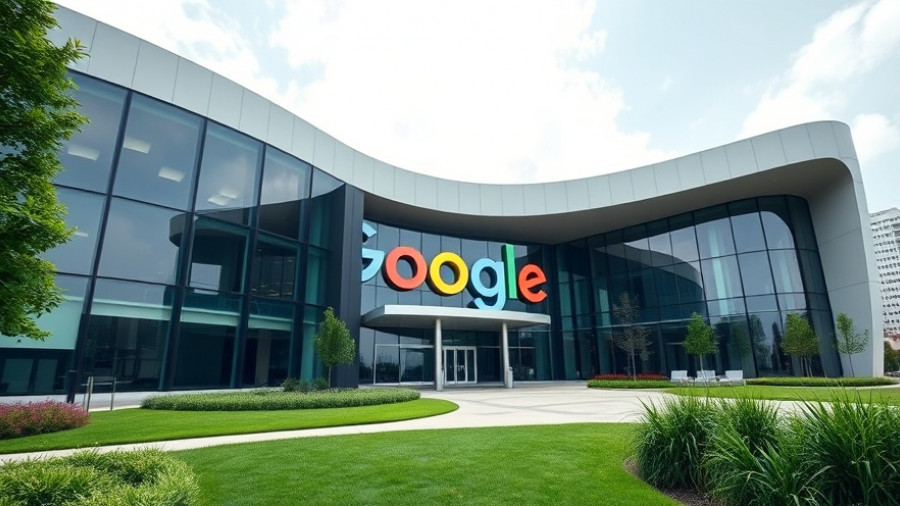 Modern Google building showcasing AI investment trends.