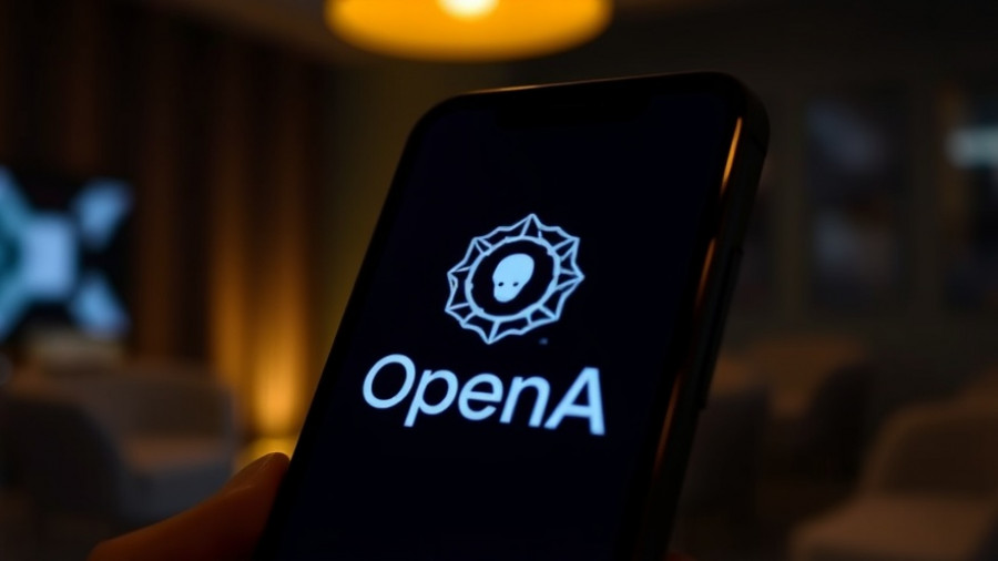 AGI Verification Agreement concept with OpenAI logo on phone screen