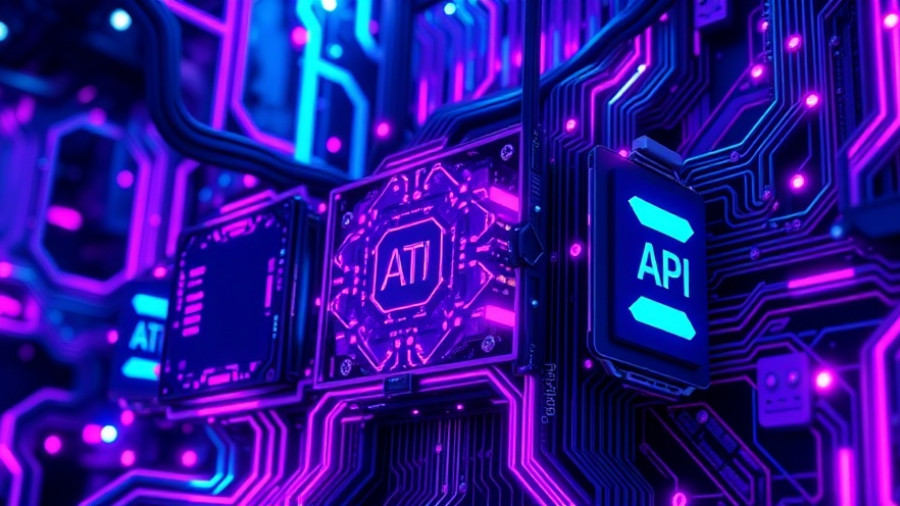 NVIDIA AI supercomputer components in futuristic setting.