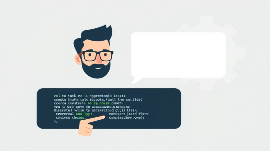 Illustration representing Vibe Coding Security Risks with digital interaction.