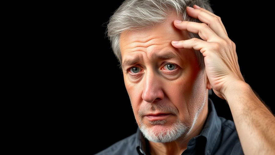 Concerned man pondering with text 'AI's Can't Reason'