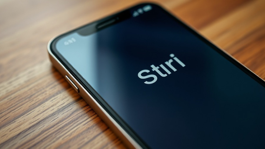 Siri AI enhancement through Google Gemini on smartphone screen.
