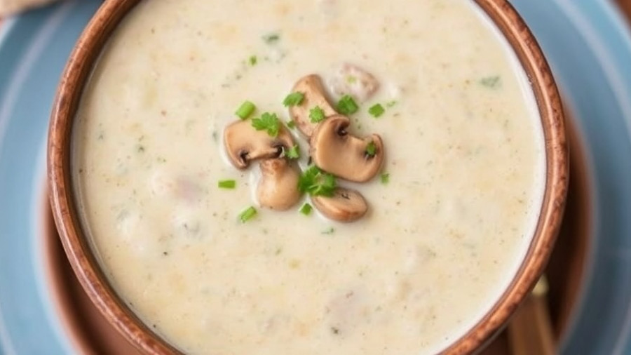 Homemade Cream of Mushroom Soup