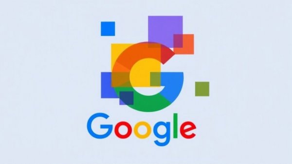 Colorful abstract Google logo with squares representing AI Mode Rankings.