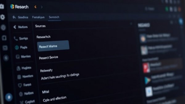 Google Gemini Deep Research feature interface with source selection.