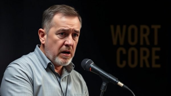 Concerned man discussing Artificial Intelligence Risks and Public Discontent.