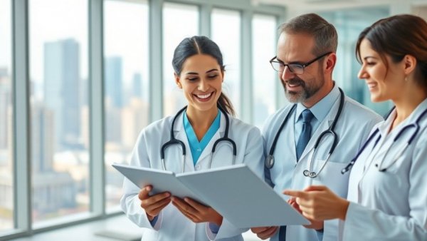 Healthcare professionals discussing Thailand national health data systems.