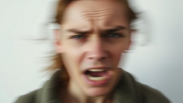 Blurry portrait conveying emotional struggle, healing inner pain for professionals.