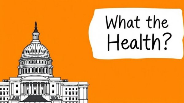 Illustrated Capitol with healthcare theme, ACA subsidy cliff context