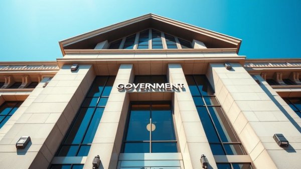 Federal building with signage, symbolizing federal special education staff reinstatement.