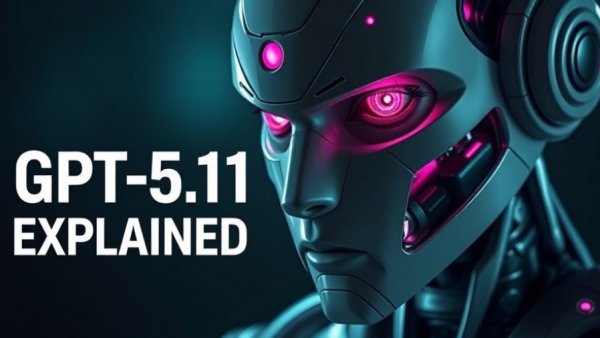 Futuristic robot representing GPT 5.1 updates.