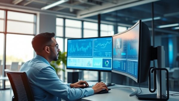 User interacting with AI Data Platform interface on computer screen.