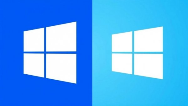 Windows 11 vs Windows 10 logos highlighting end of support implications.
