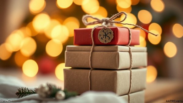 Gift boxes for Gretchen Rubin’s 2025 Gift Guides, tied with twine.