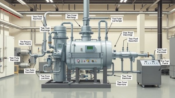 Industrial reactor diagram with labeled components for Google Nano Banana Pro.