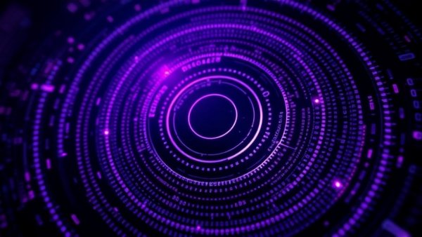 Futuristic digital interface with binary code for Ambient AI Agents and Workflow Automation.