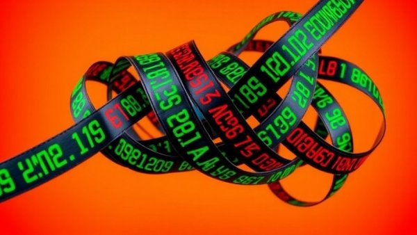 Complex stock tickers illustrating algorithmic pricing and collusion concepts.