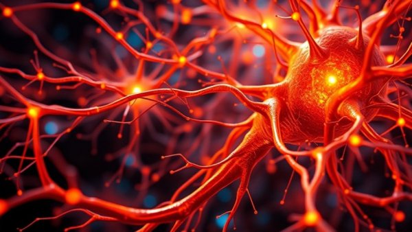Alzheimer’s treatment through exosome mutation concept illustration.