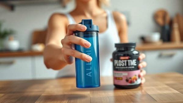 Nutritional items in a holiday gift guide for wellness setting.