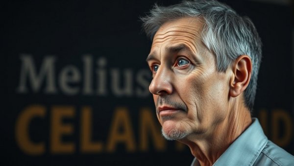 Man glancing to the side with bold text about AI misalignment.