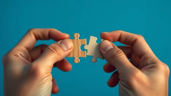 Two hands holding puzzle pieces representing data quality in AI driving systems.