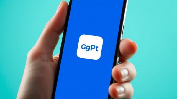 Smartphone displaying ChatGPT app logo, suggesting business advice like Taylor Swift.