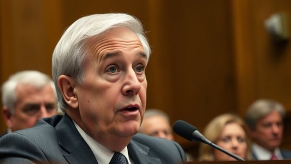 Politician discussing high-deductible health plans during a hearing.