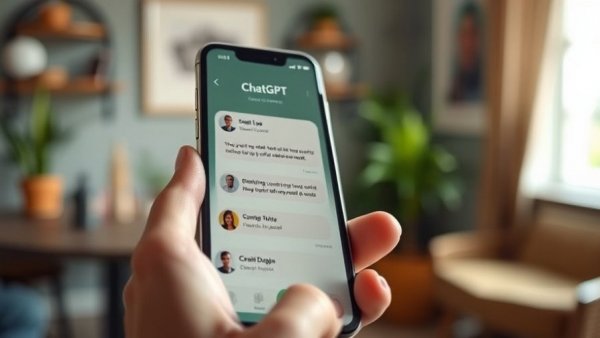 Hand holding smartphone with ChatGPT app open, Common Mistakes People Make with ChatGPT