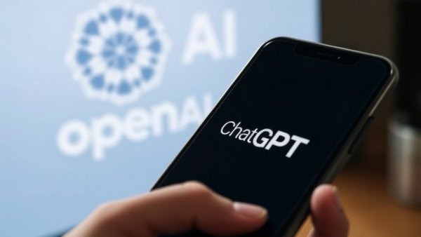 Close-up of ChatGPT logo on smartphone reflecting image generation upgrade.