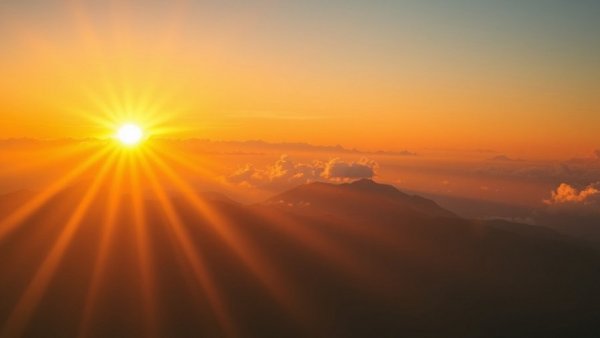 Vibrant sunrise symbolizing mindful rules for new beginnings.