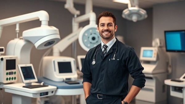 AI-enabled care management professional in a medical setting