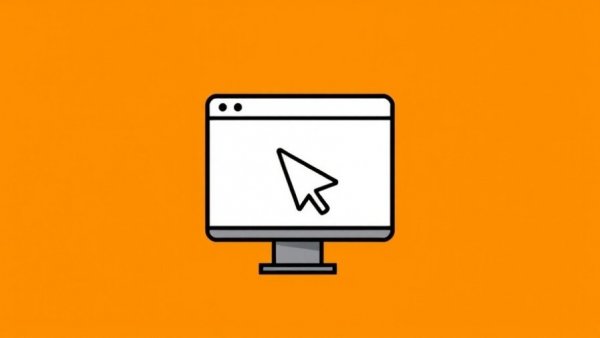 Illustration of a computer cursor on a browser window for Claude for Chrome extension.