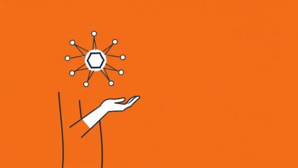 Minimalist art of a person with network, open-source Agent Skills concept