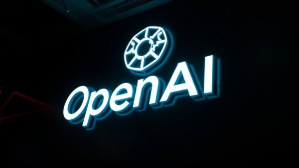 OpenAI logo glowing on dark background, representing OpenAI Skills in Codex.