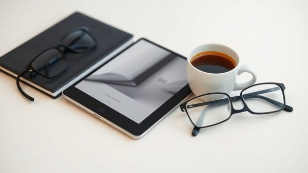 Digital book cover on tablet showcasing daily health habits tips.