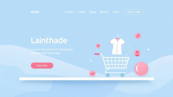 Illustration of digital ecommerce landing page with icons, Best Landing Page Builders 2026.