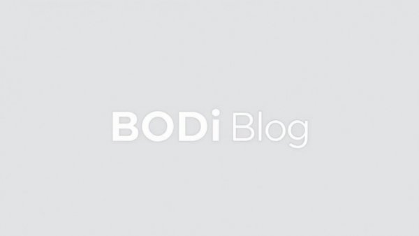 BODi Blog white text logo on transparent background.