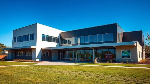 Modern healthcare facility with sleek design, Rural Health Transformation Program