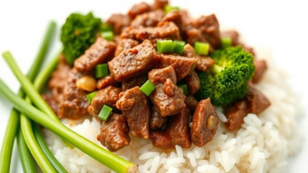 January Cooking Challenge with ground beef and broccoli dish.