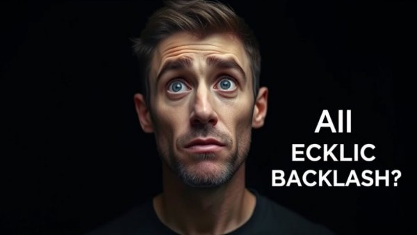 Confused person examining AI backlash tweet, reflecting The Growing AI Backlash.