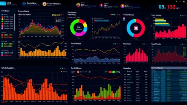 PRTG Network Monitor dashboard with performance indicators and charts.