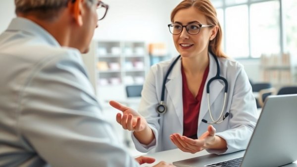 AI scribes in emergency medicine: Doctor and patient discussion with digital tools.