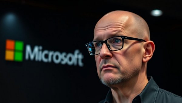 Concerned man with glasses in a cinematic shot about China AI Dominance.