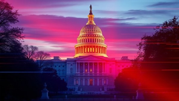 AI Super PACs influence 2026 elections visualized with digital effects.