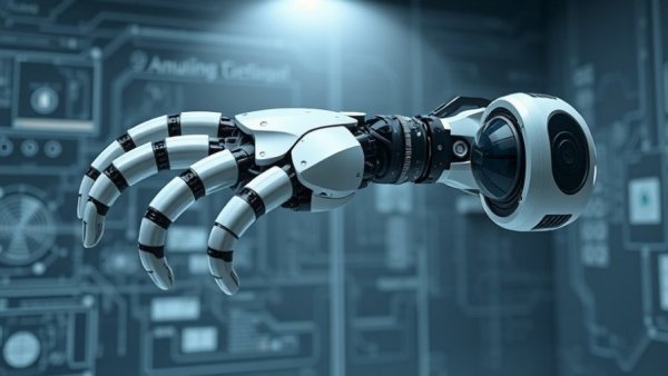 Futuristic robotic arm symbolizing AI Driven Cybersecurity Investments