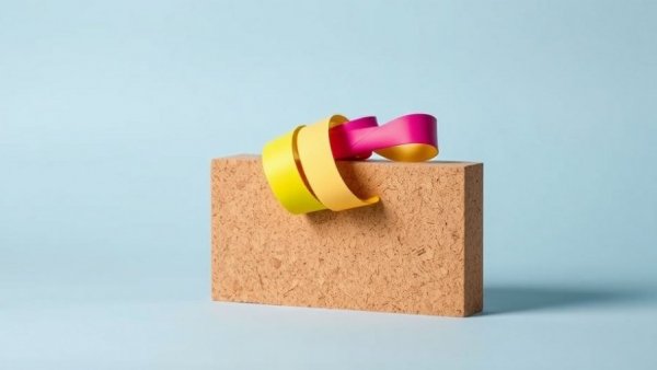 Cork yoga blocks with resistance bands for better mobility workouts