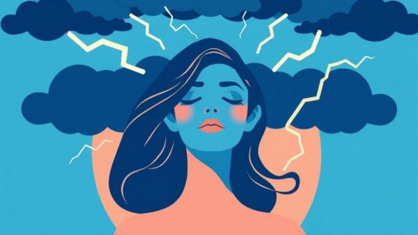 Abstract woman's portrait symbolizing mental turmoil, DSM overhaul concept.