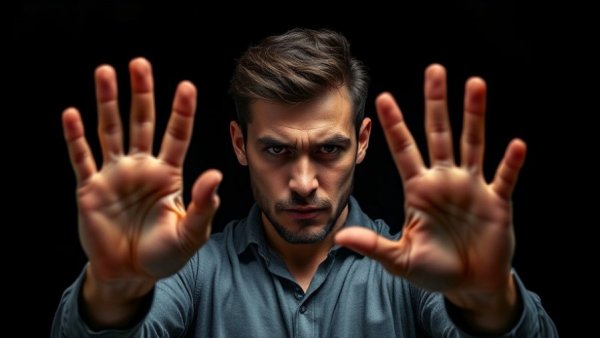 Dramatic image illustrating AGI rollout caution, intense expression.